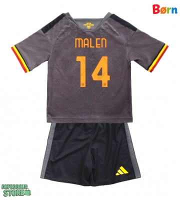AS Roma Donyell Malen #14 Replika Babytøj Tredje sæt Børn 2026-27 Kortærmet (+ Korte bukser)